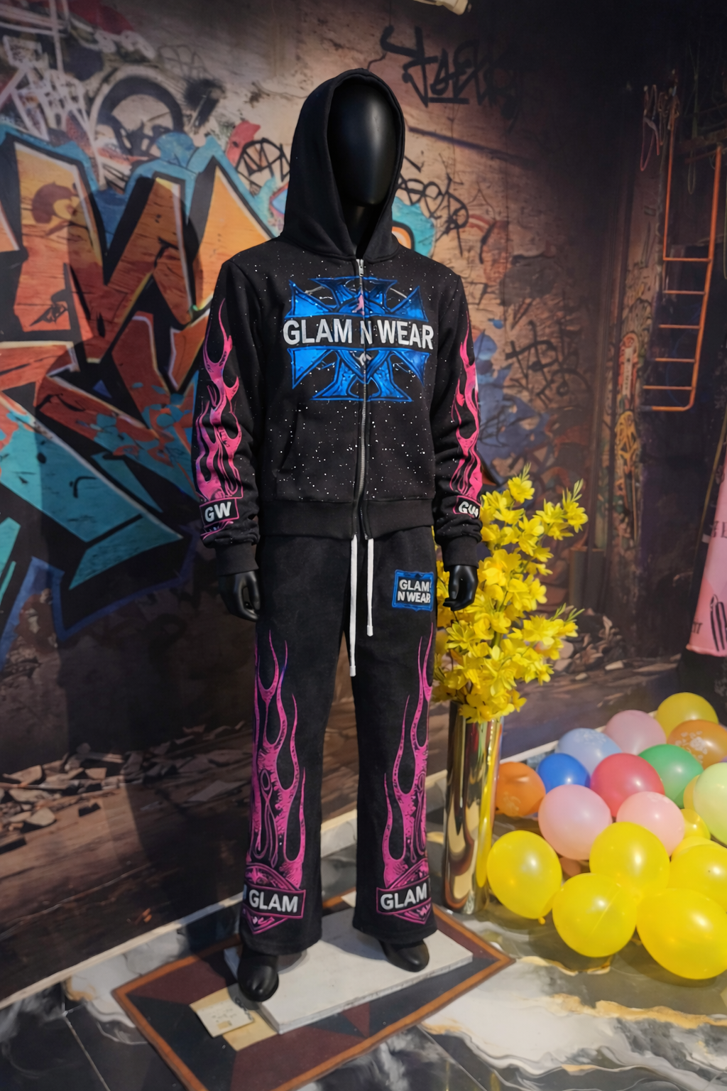 GLAM N WEAR Flame Set (Customisable)